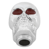 Mr Gasket Shifter Knob - Chrome - Skull With Red Eyes - 9628