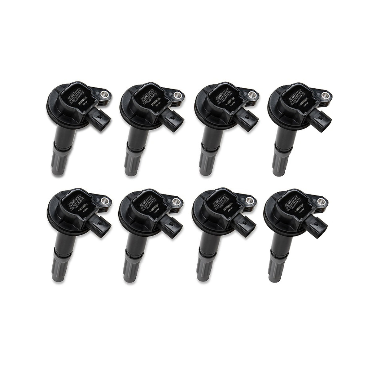 ACCEL Ignition Coils- SuperCoil Series 2011-2016 Ford 5.0L Coyote, Black, 8-Pack - 140060K-8