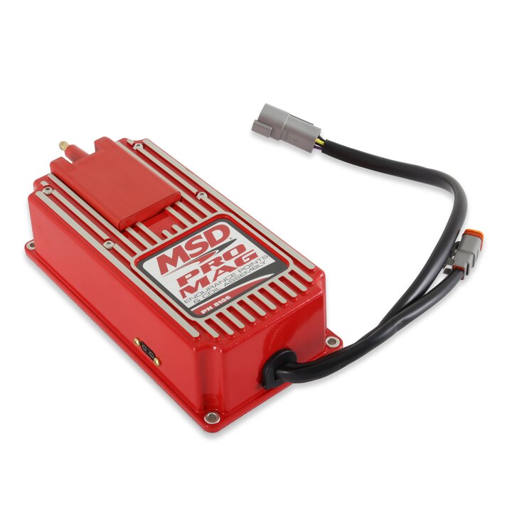 MSD Pro Mag 12/20 Amp Electronic Points Box, Red - 8106