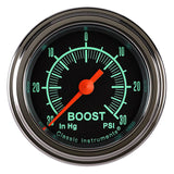 Classic Instruments G/Stock 2-1/8" Boost/Vac Gauge - GS141SLF