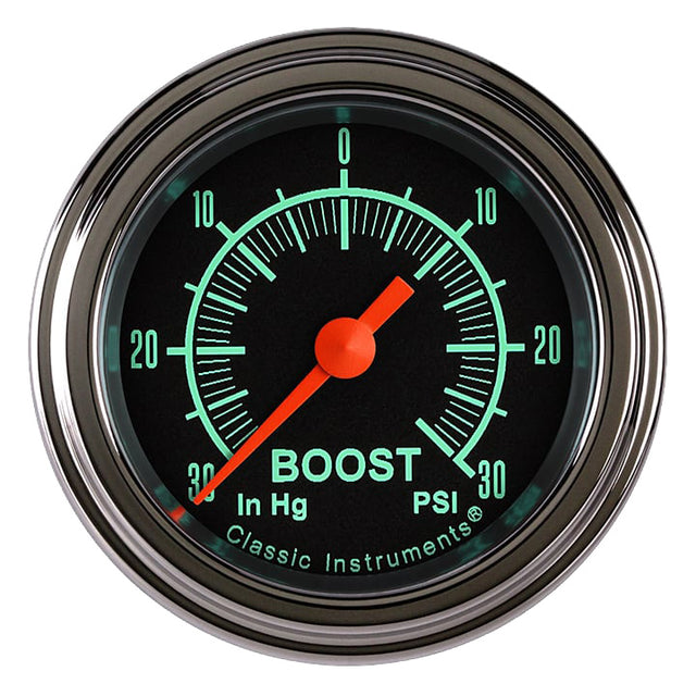 Classic Instruments G/Stock 2-1/8" Boost/Vac Gauge - GS141SLF