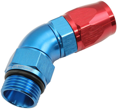 Aeroflow ORB Taper Swivel 45° Hose End -10 ORB to -10AN - AF582-10-10D AF582-10-10D