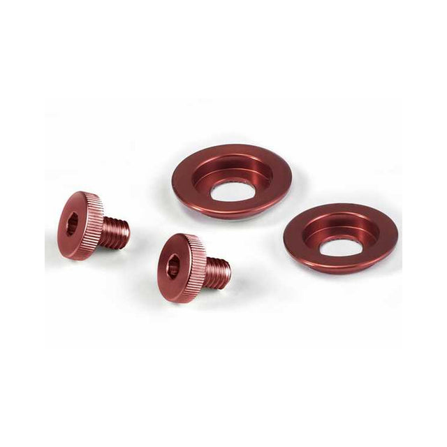 STILO Colored Visor Screw Kits Red - YA0817R