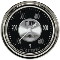 Classic Instruments All American Tradition 2-5/8" Cylinder Head Temp Gauge - AT397SLC