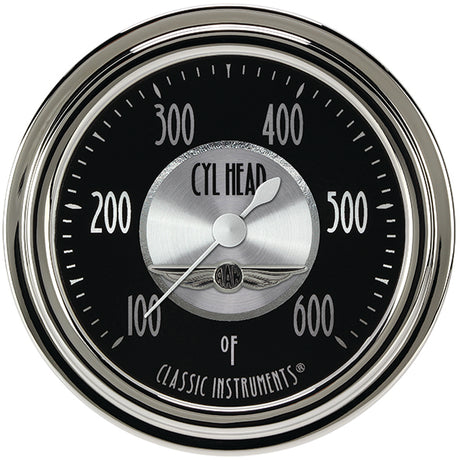 Classic Instruments All American Tradition 2 5/8" Cylinder Head Temp. Gauge - AT397SLC