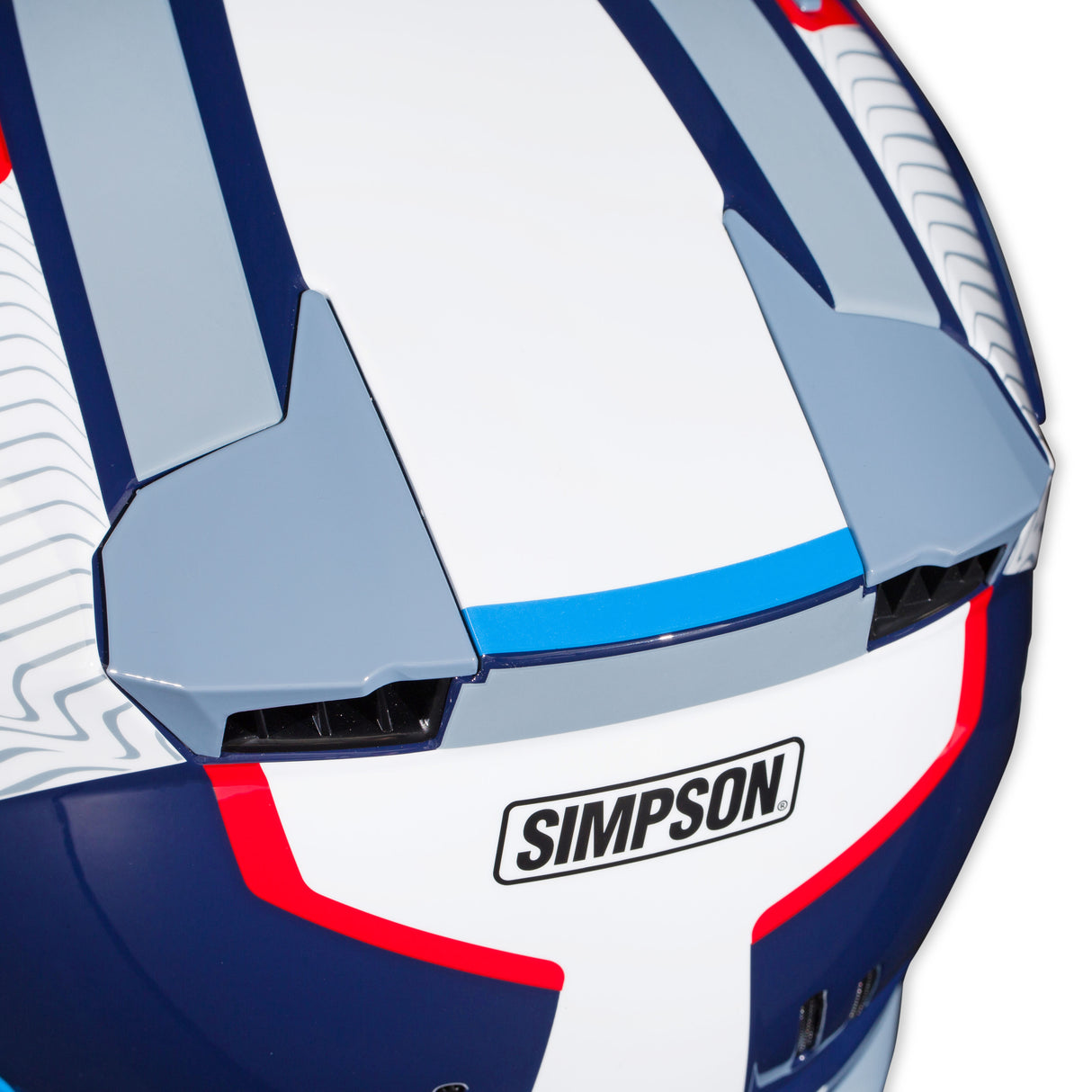 Simpson Motorcycle Xcursion Bandit Helmet - Mojave Blue - Double Extra Large - XBMUGR2X
