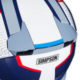 Simpson Motorcycle Xcursion Bandit Helmet - Mojave Blue - Extra Large - XBMUGRXL