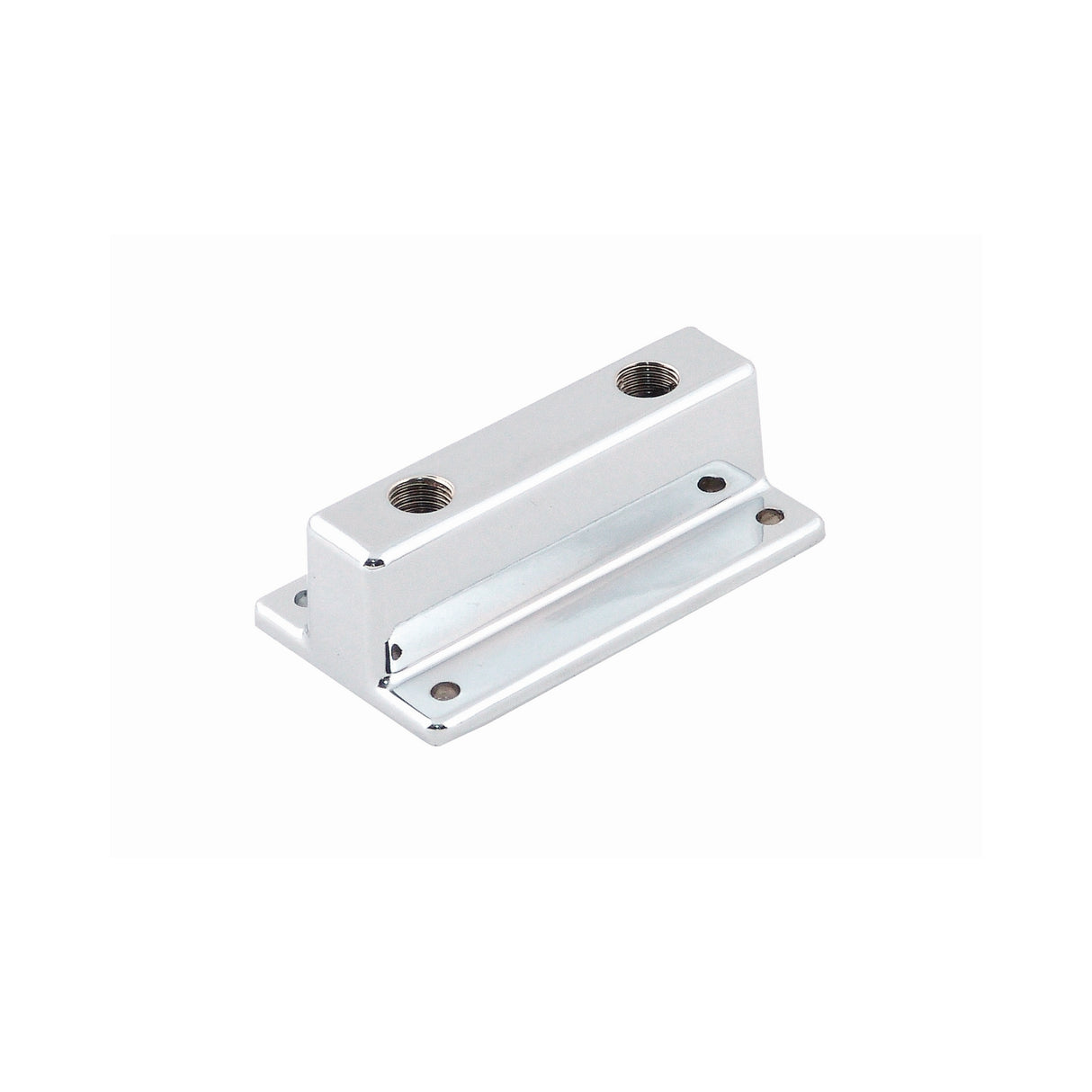 Mr Gasket Tee Style Fuel Block with 2 Outlets - 6150MRG
