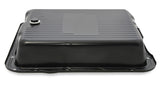 Mr Gasket Transmission Oil Pan - Black Steel - 9767BMRG
