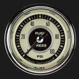 Classic Instruments Nostalgia VT 2 1/8" Fuel Pressure Gauge, 100 psi - NT146SHC