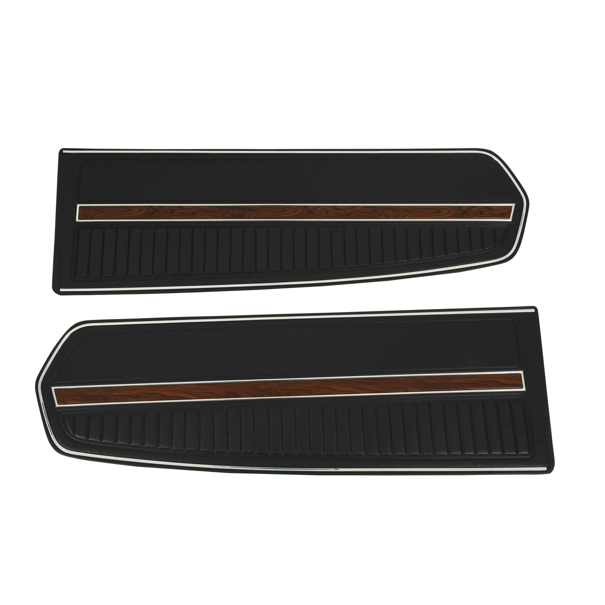 Scott Drake 1968 Deluxe Door Panels (Black) - C8ZZ65239423BKD