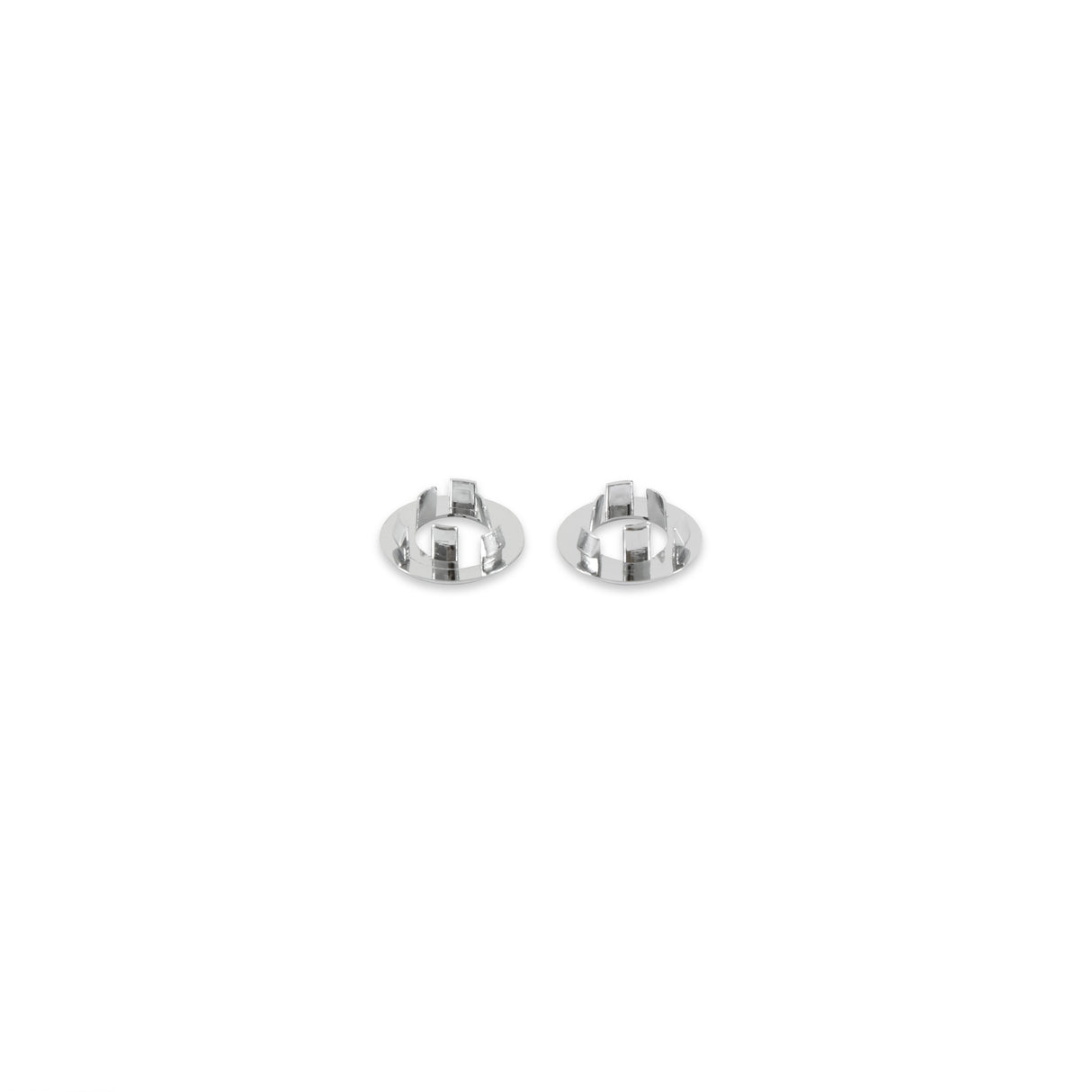 Scott Drake 65-68 Lock Knob Grommets (Chrome) - C5DZ-6221999-C