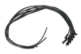 ACCEL Spark Plug Wire Set- 8mm - Black Wire with Black 90 Deg Boots - 4041K