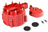 MSD Distributor Cap and Rotor - GM HEI - Red - 8416