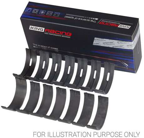 King XPC Series Main Bearing Set, STD With .001" Extra Clearance Suit Toyota 1JZ-GE, 1JZ-GTE, 2JZ-GE, 2JZ-GTE DOHC (KBMB7084XPC STDX) KBMB7084XPC STDX