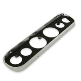 Scott Drake 6 Hole Instrument Bezel Black - C5ZZ-10838-6-BK
