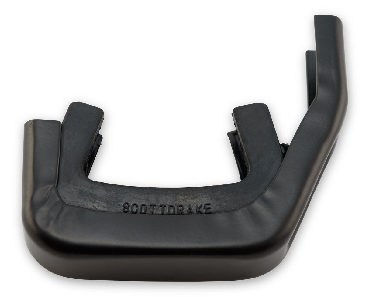 Scott Drake 66-77 Bronco Radiator Bracket Set (3 Row, Black) - C6TZ-8A193-K
