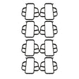 MSD Seal Port Kit For Airforce Manifold Pn 2701-2702 - 2710