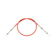 B&M Super Duty Race Shifter Cable - 5-Foot Length - Red - 80833