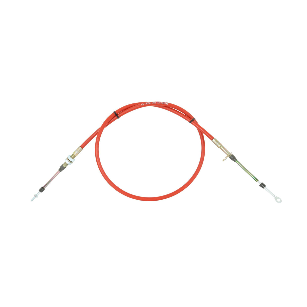 B&M Super Duty Race Shifter Cable - 5-Foot Length - Red - 80833