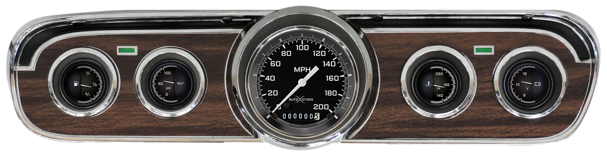 Classic Instruments AutoCross Gray 1965-66 Mustang Package - MU65AXG00