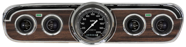 Classic Instruments AutoCross Gray 1965-66 Mustang Package - MU65AXG00
