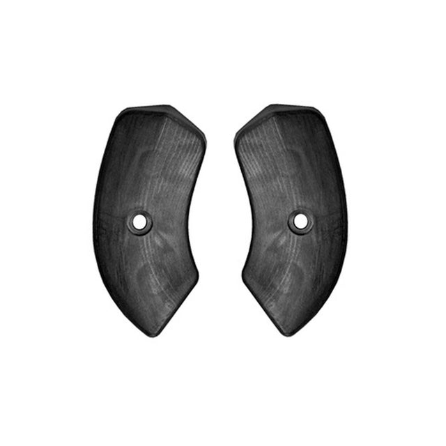 Scott Drake 64-67 Seat Hinge Covers (Black) - C5ZZ-6561692-3B