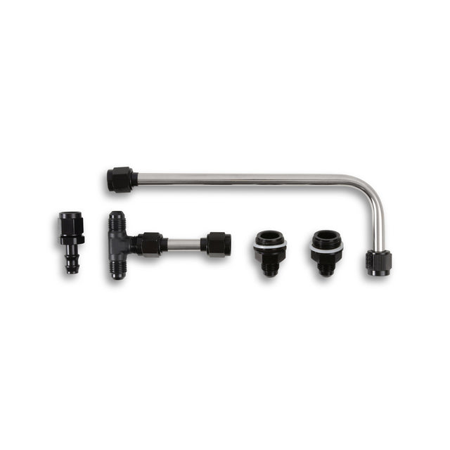 Quick Fuel Dual Feed Fuel Line #6AN (Slayer Series - Black) - 34-600SL-BLKQFT