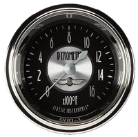 Classic Instruments All American Tradition 2-1/8" Exhaust Gas Temp Gauge - AT198SHC