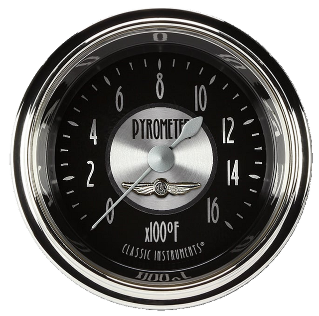 Classic Instruments All American Tradition 2 1/8" Exhaust Gas Temp. Gauge - AT198SHC
