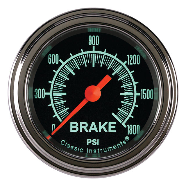 Classic Instruments G/Stock 2-1/8" Brake Pressure Gauge - GS167SLF