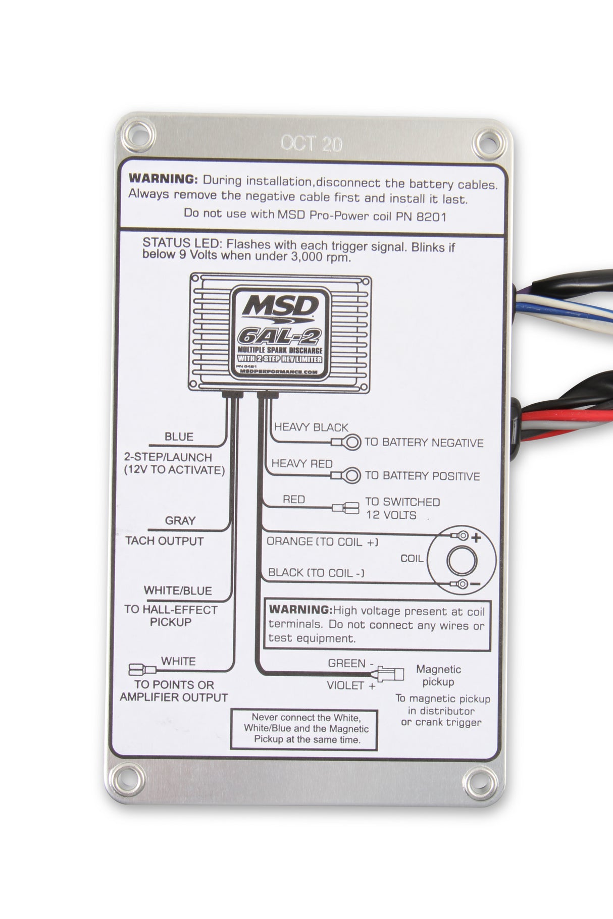 MSD 6AL-2 Ignition Control - Black - 64213