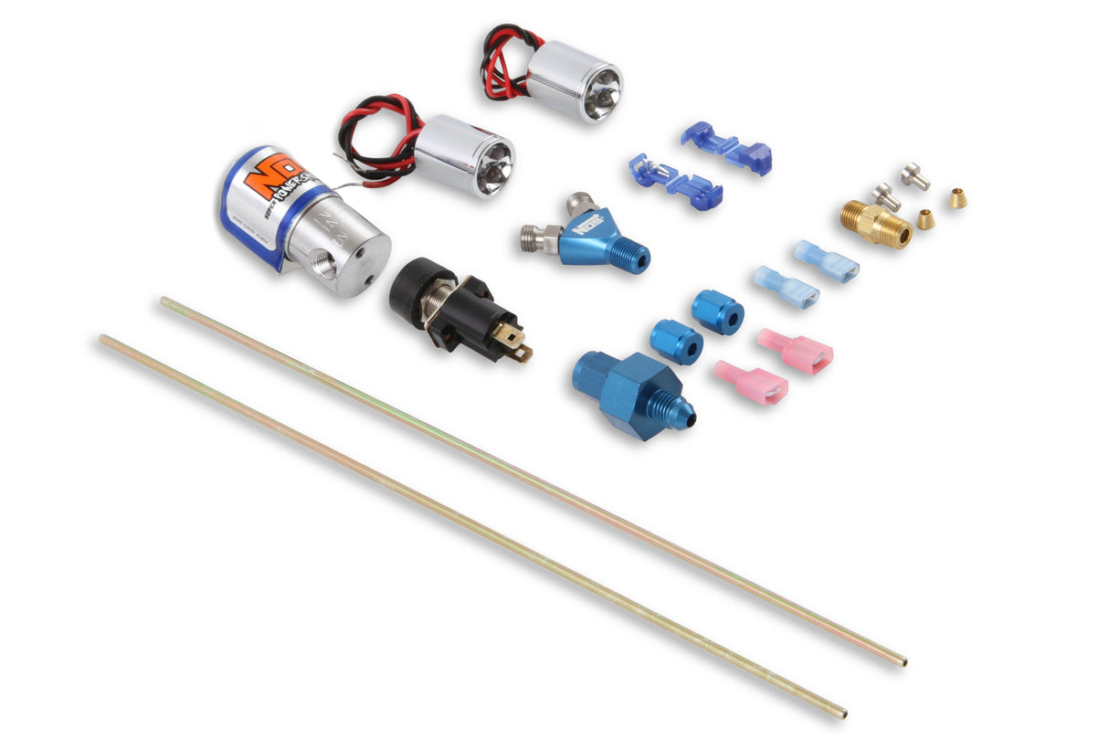 NOS Ntimidator Illuminated Dual LED Nitrous Purge Kit - 16037NOS