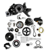 Holley 20-201BK Premium Mid-Mount Race Accessory System - Black Finish