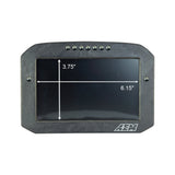 AEM CD-7FL Carbon Flat Panel Logging Display - 30-5701F