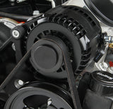 Holley 20-205BK Mid-Mount Complete Accessory Drive System - Gen V LT Engines - Standard Damper - Black