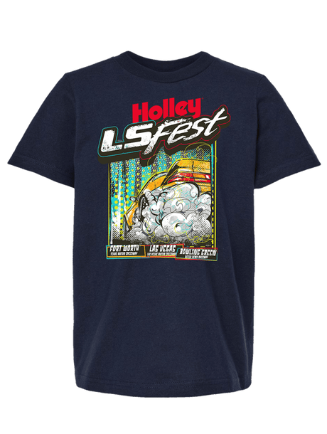 Holley 10485-YSMHOL LS Fest Youth Burnout Tee