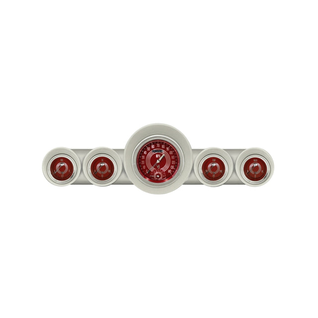 Classic Instruments V8 Red Steelie 1959-1960 Full-size Chevy - CH59V8RS65