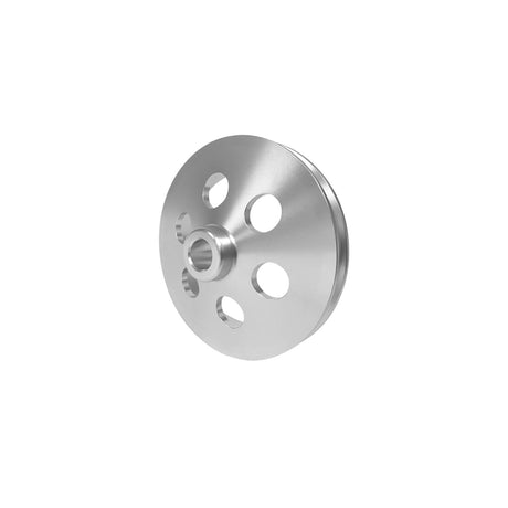 Scott Drake 5.5" Billet Power Steering Pulley w/holes - B-F811-WH