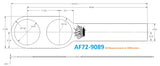 Aeroflow Bang Shift Vertical Cup Holder Plate (AF72-9089)