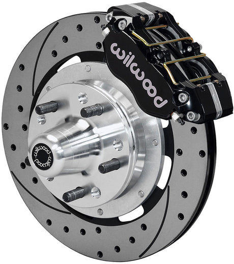Wilwood Dynapro Dust-Boot Front Brake Kit, 4-Piston 12.19" - WB140-13378-D WB140-13378-D