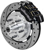 Wilwood Dynapro Dust-Boot Front Brake Kit, 4-Piston 12.19" - WB140-13378-D WB140-13378-D