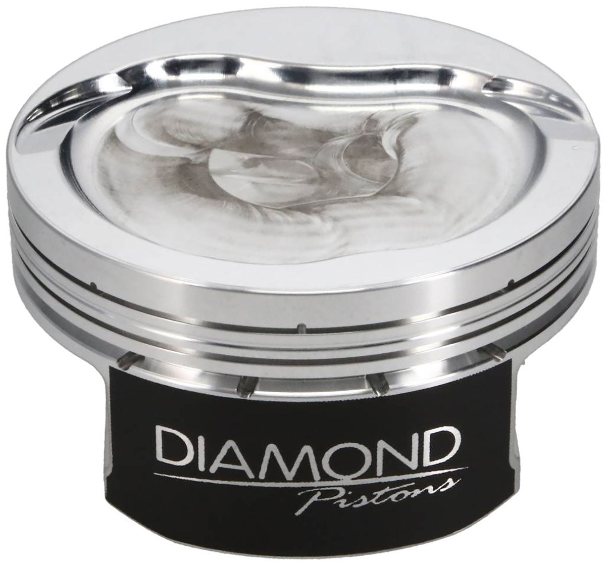 Diamond Ford 7.3L Godzilla Dish Top Forged Pistons with Rings - D30921-R1-8 D30921-R1-8