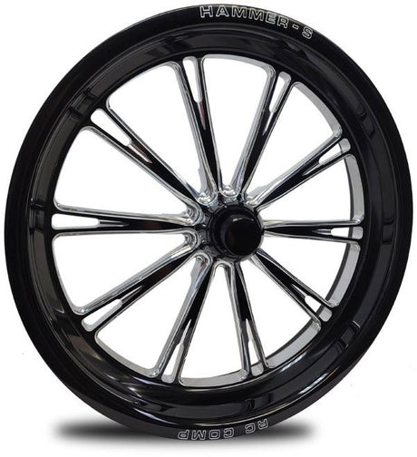 RC Comp Hammer-S 15" x 3.5" Front Wheel, Black with Eclipse Finish - RCCS53504-06E RCCS53504-06E