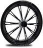 RC Comp Hammer-S 15" x 3.5" Front Wheel, Black with Eclipse Finish - RCCS53504-06E RCCS53504-06E