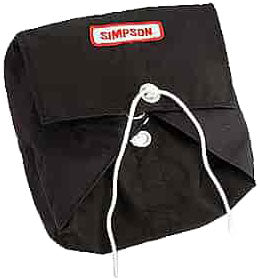 Simpson Replacement Nylon chute Pack - Black Suit 10' Sky Jacker Drag chute (SI42086) SI42086