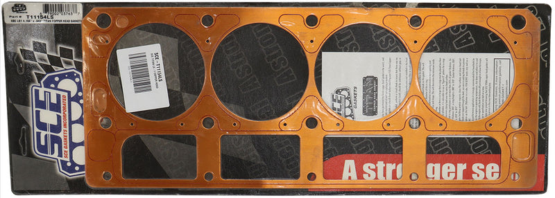 SCE Titan Head Gasket - 4.160" Bore, .043" Thick Suit Chev LS1, LS2, LS6, LS7 (SCE-T11154LS) SCE-T11154LS