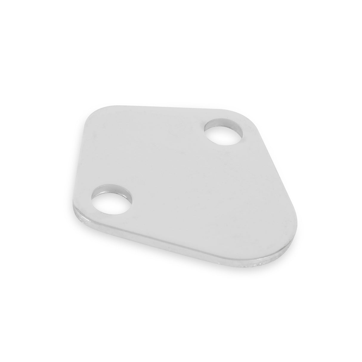 Mr Gasket Fuel Pump Block Off Plate - Chrome - 1516