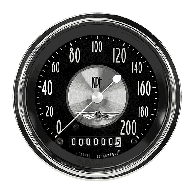 Classic Instruments All American Tradition 3 3/8" Speedometer - AT59SHC