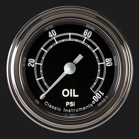 Classic Instruments Traditional 2 1/8" Oil Pressure Gauge - TR181SLF